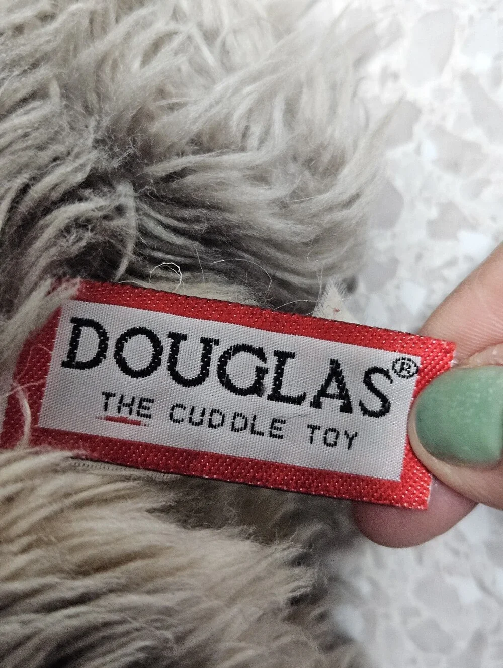 Douglas Shaggy Plush Terrier Dog Stuffed Animal Gray & Tan Realistic 2017
